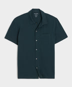 Made in L.A. Jersey Full-Placket Polo