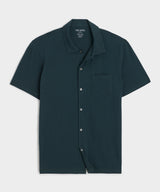 Made in L.A. Jersey Full-Placket Polo