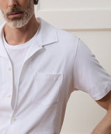 Made in L.A. Jersey Full-Placket Polo