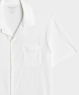 Made in L.A. Jersey Full-Placket Polo