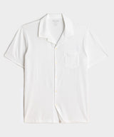 Made in L.A. Jersey Full-Placket Polo