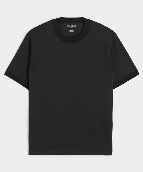 Sea Island Cotton Tee in Black – Todd Snyder