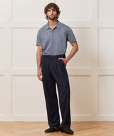 Cotton-Linen Pique Montauk Polo