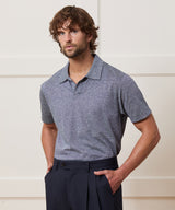Cotton-Linen Pique Montauk Polo