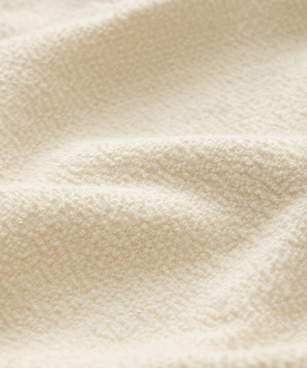 Boucle Band Collar Popover Shirt