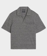 Relaxed Linen-Cotton Pocket Polo
