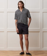 Relaxed Linen-Cotton Pocket Polo