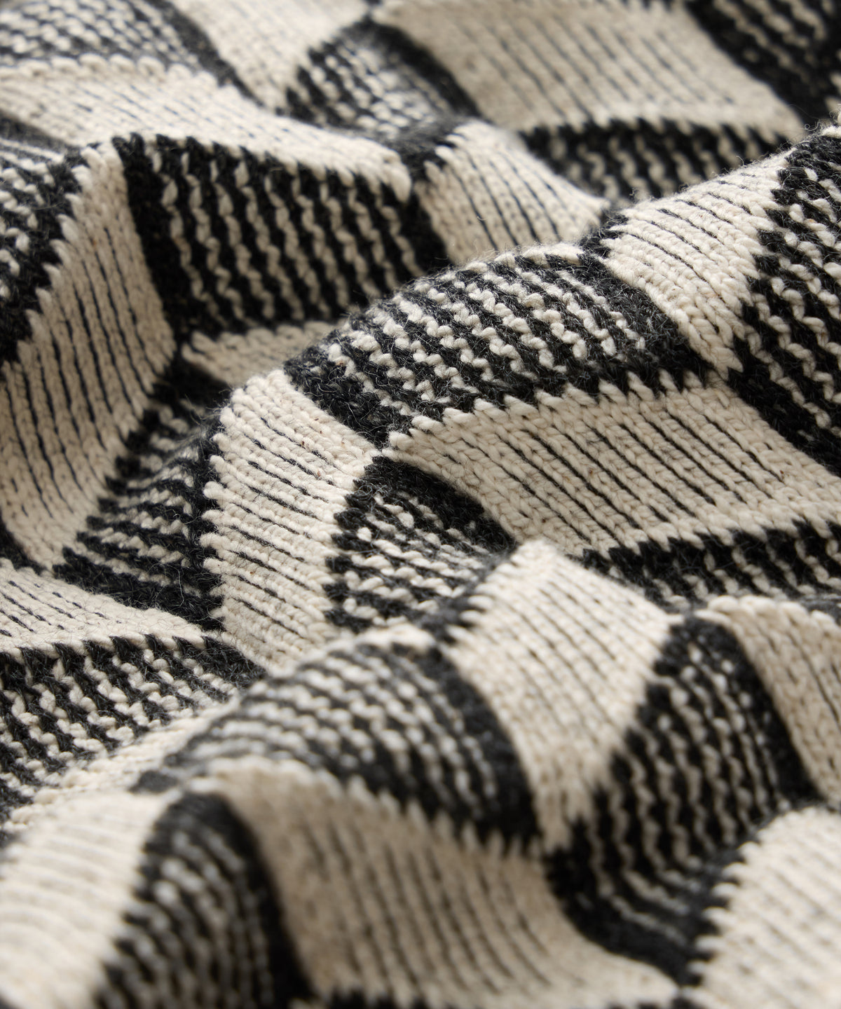 Relaxed Checkered Guayabera Shirt