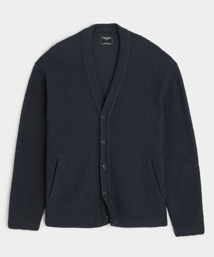 Cotton Boucle Cardigan