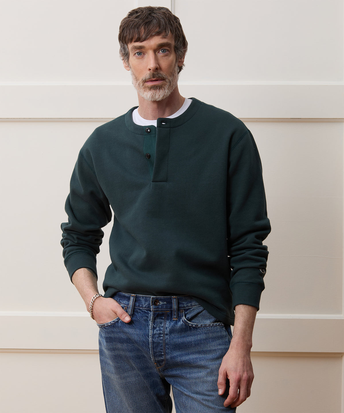 Champion Henley Sweatshirt