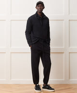 Travel Terry Mock Neck Sweatshirt