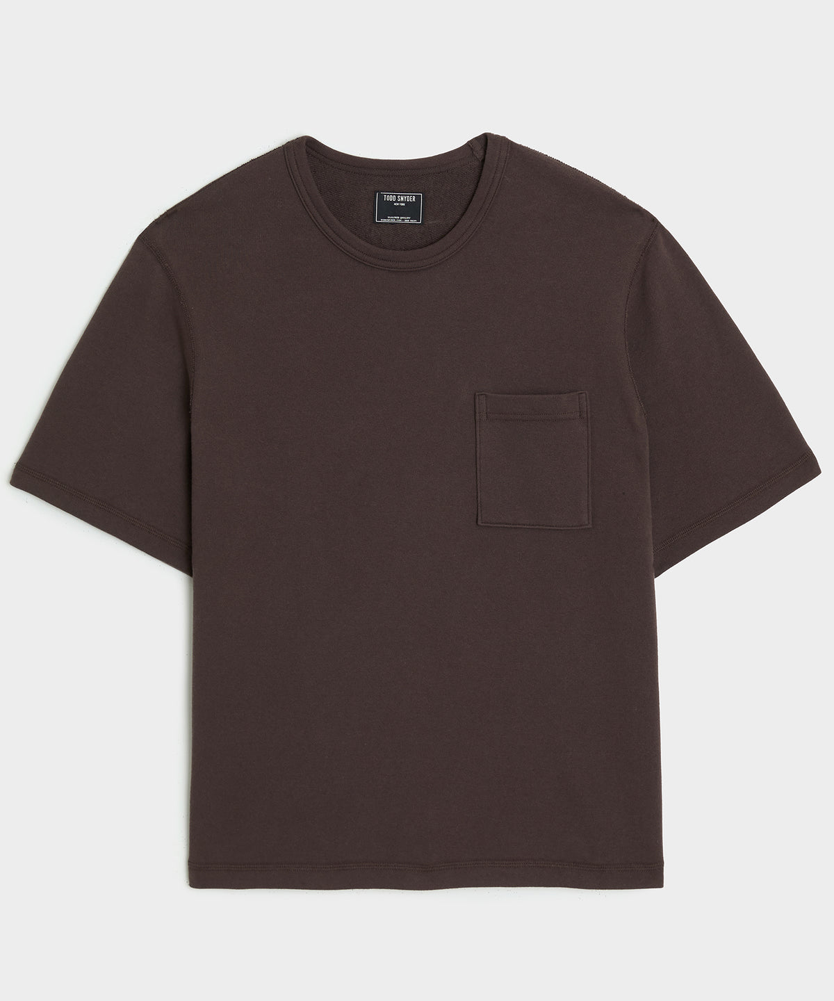 Lightweight Terry Cloth Short-Sleeve Sweatshirt