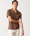 Made in L.A. Tipped Montauk Polo in Hickory
