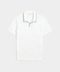 Made in L.A. Tipped Montauk Polo in White