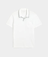 Made in L.A. Tipped Montauk Polo in White