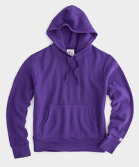 Midweight Popover Hoodie Sweatshirt in Purple Fire