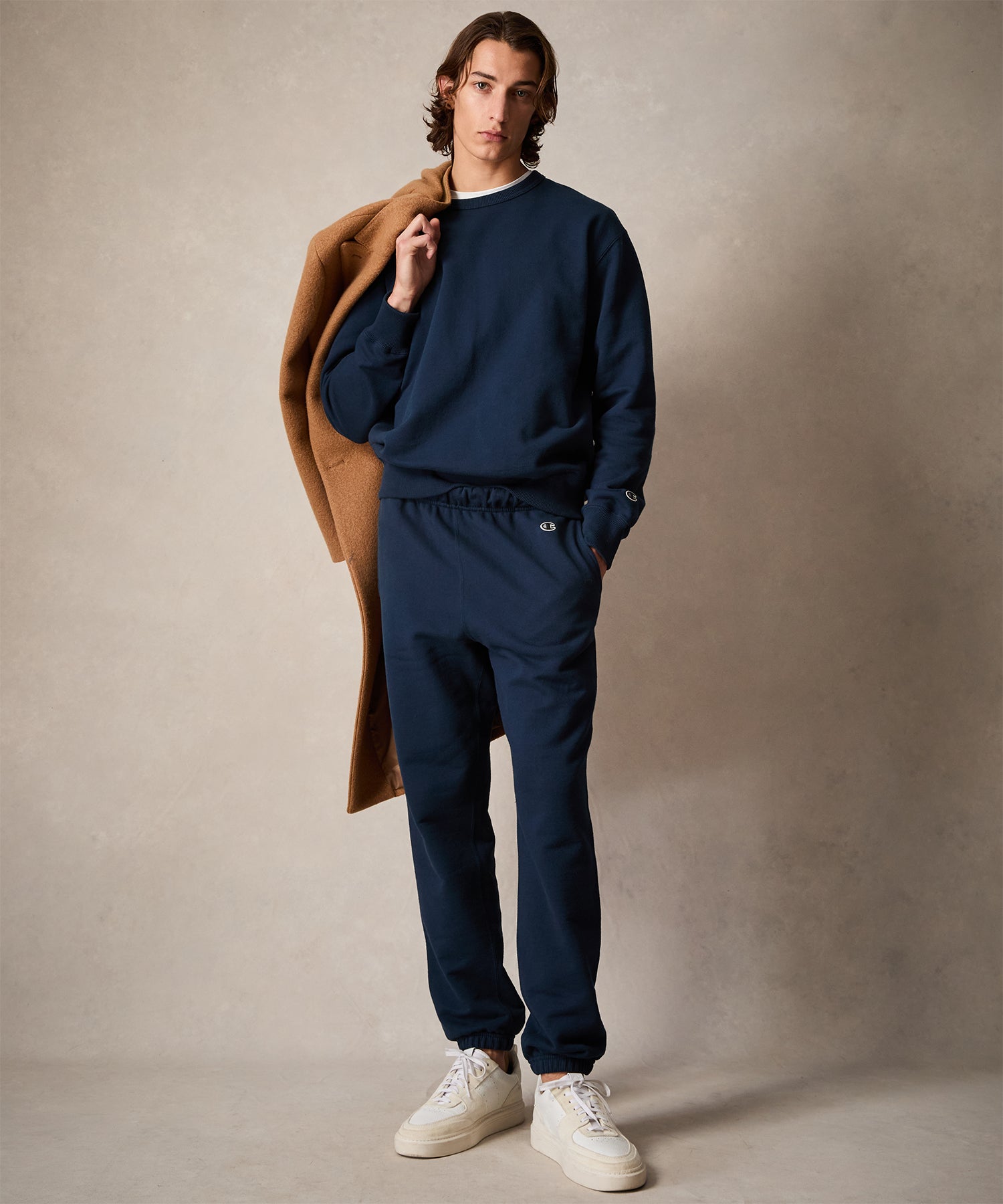 Champion Relaxed French Terry Sweatpant in Classic Navy – Todd Snyder