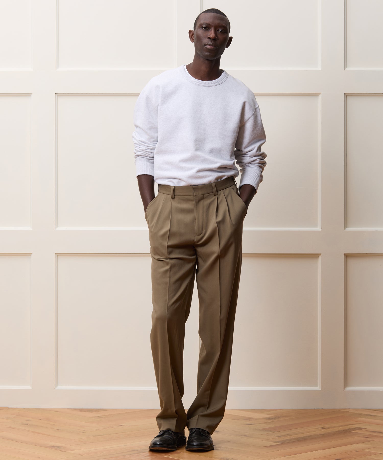 Champion Relaxed French Terry Crewneck in Silver Mix – Todd Snyder