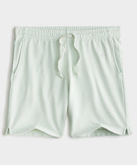 Sun-Faded 7" Midweight Warm Up Short in Pale Mint