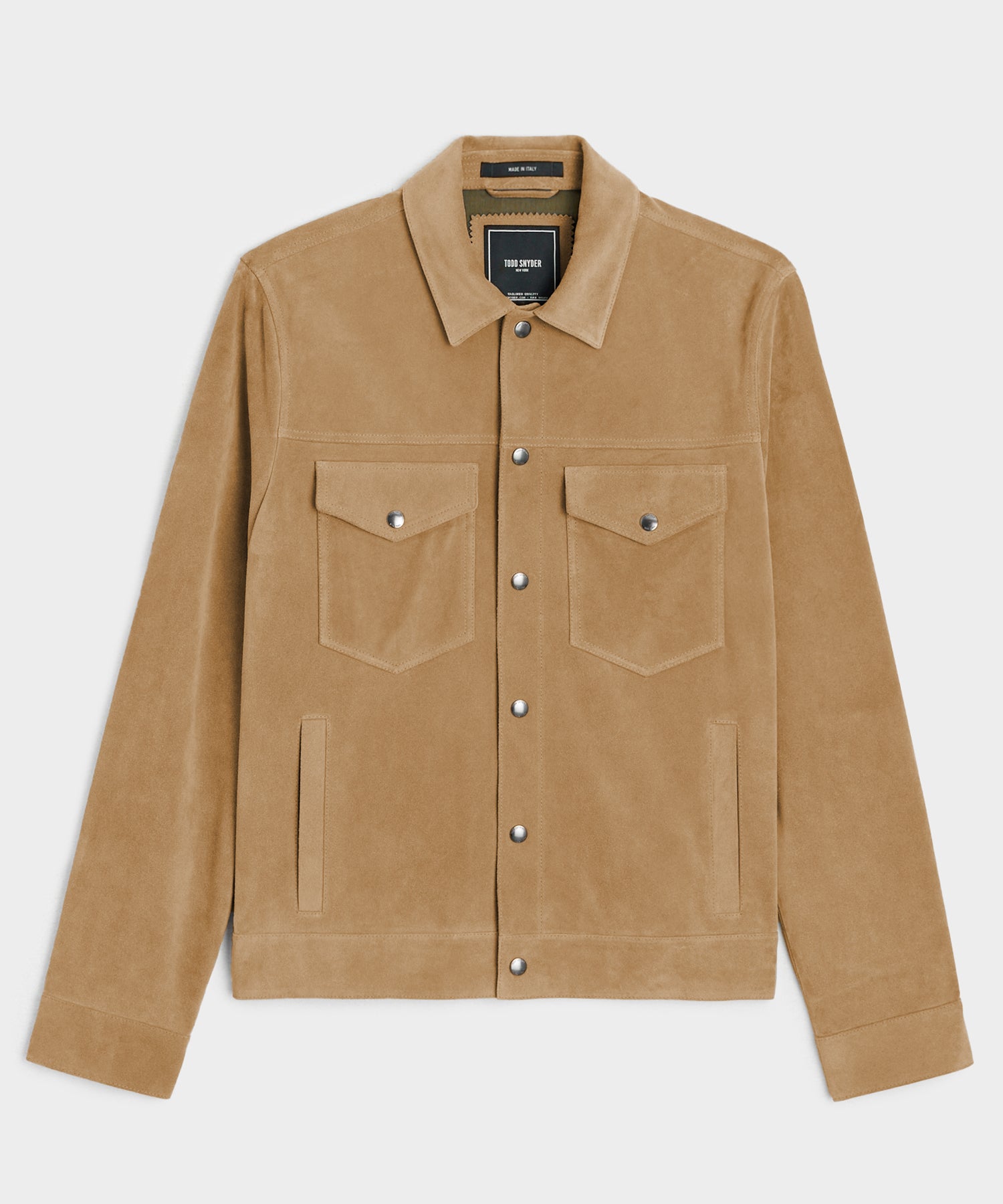 Italian Suede Driving Jacket in Taupe – Todd Snyder