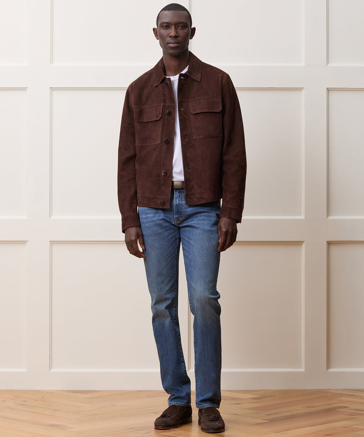 Italian Suede Worker Jacket