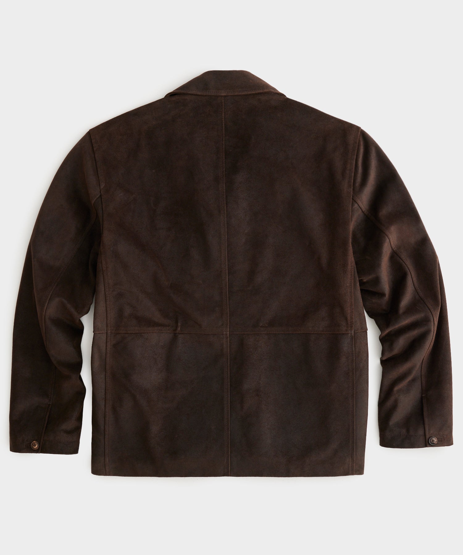 Brown Leather Italian Dark Walking in Jacket