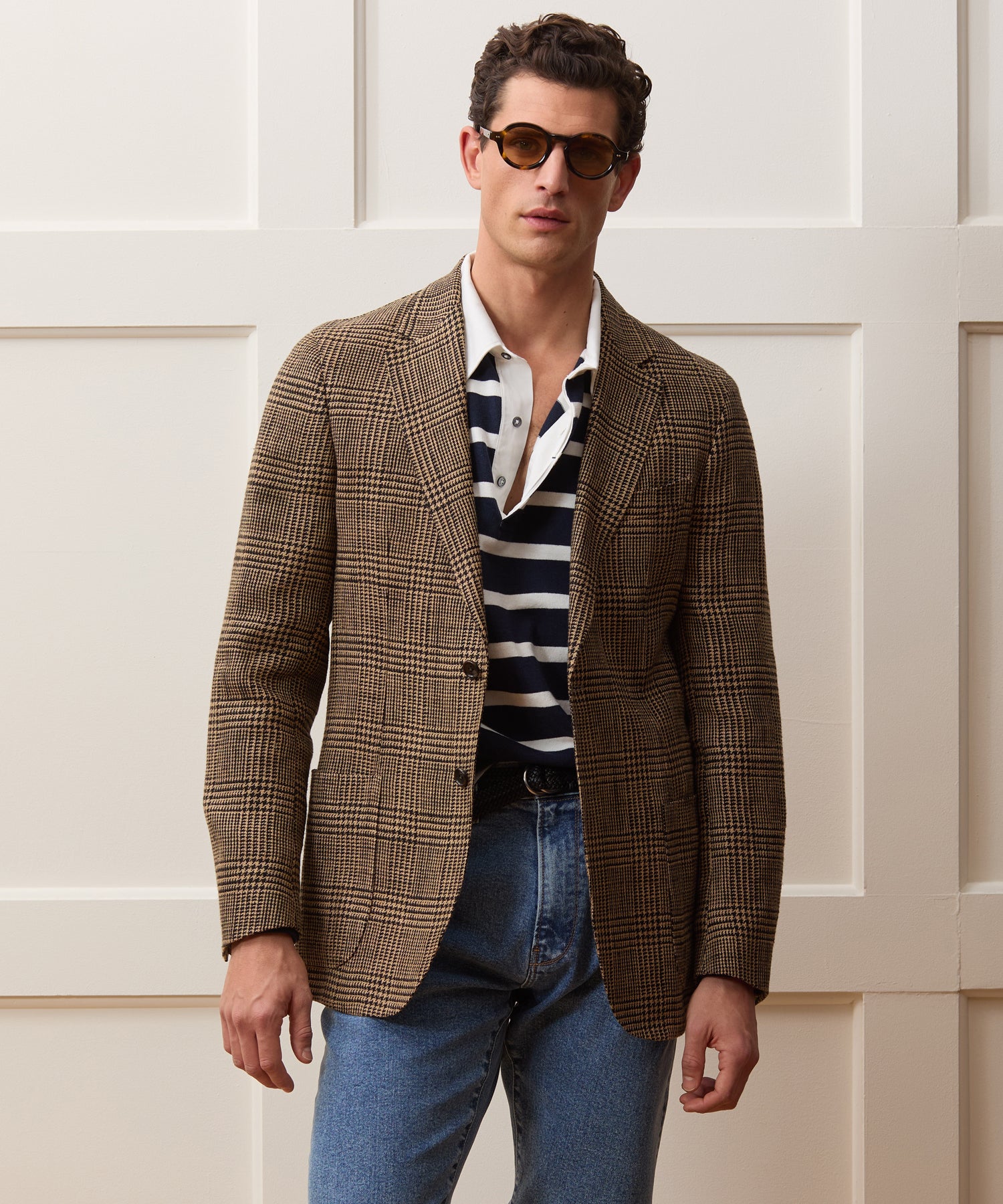 Italian Glen Plaid Sport Coat in Khaki Plaid – Todd Snyder