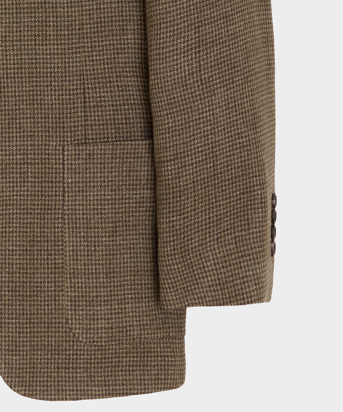 Italian Linen Houndstooth Madison Jacket