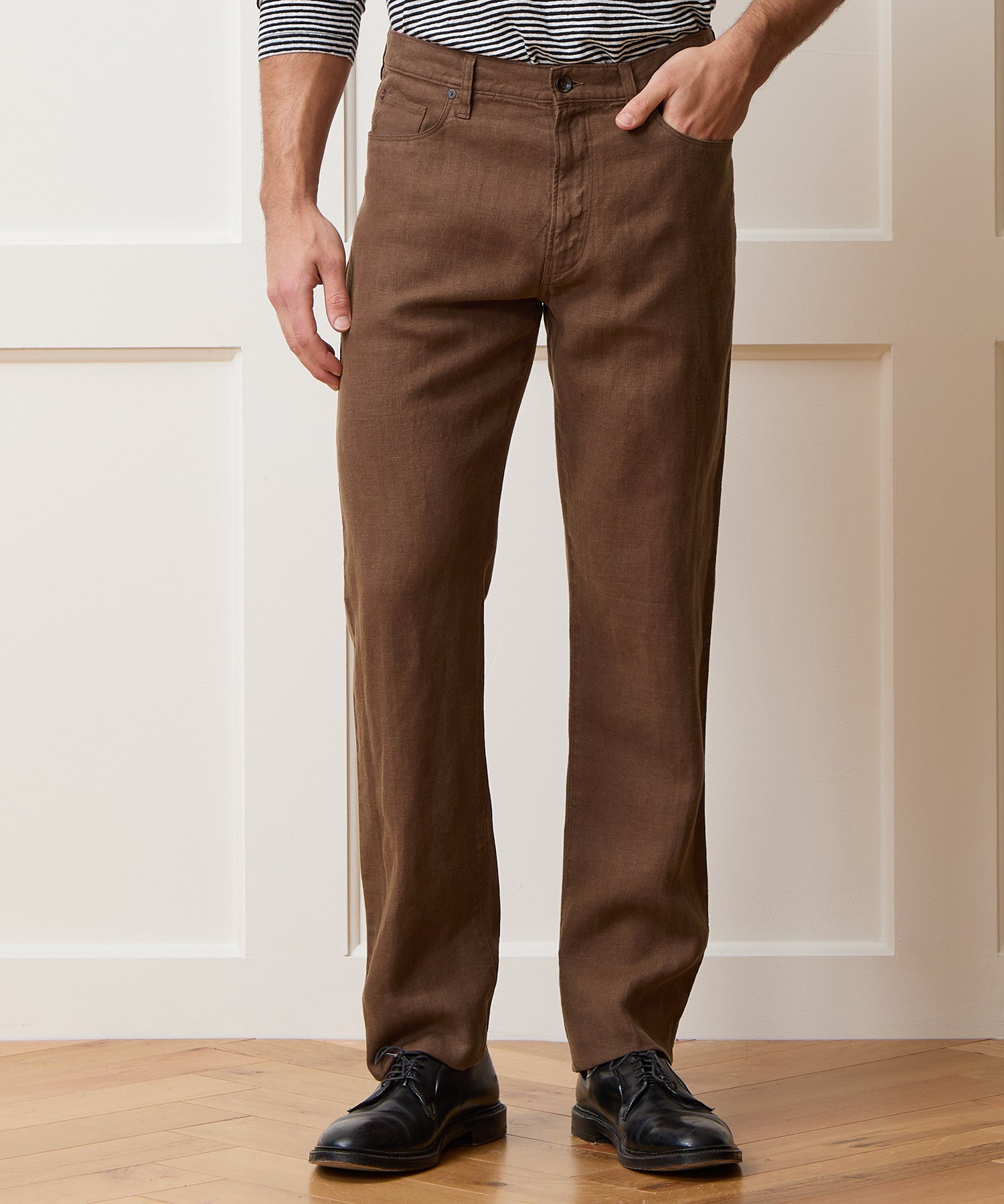 Straight Fit 5-Pocket Linen Pant – Todd Snyder