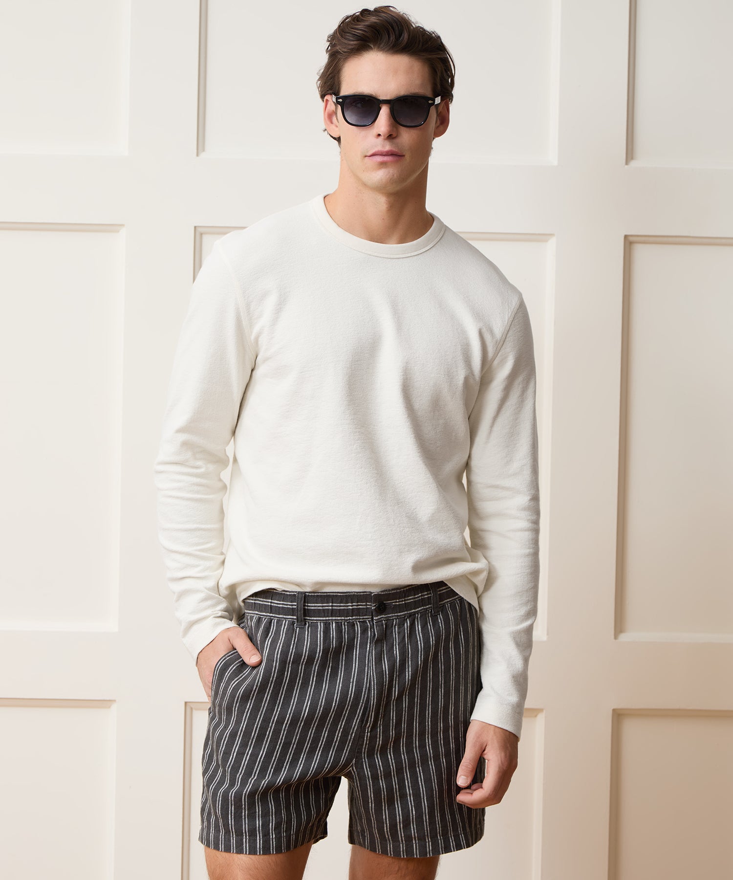 sidenerd Tシャツ Surf Terry Crewneck in Alabaster – Todd Snyder