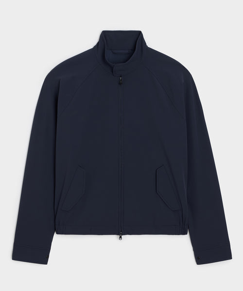 Nylon Harrington Jacket in Classic Navy – Todd Snyder