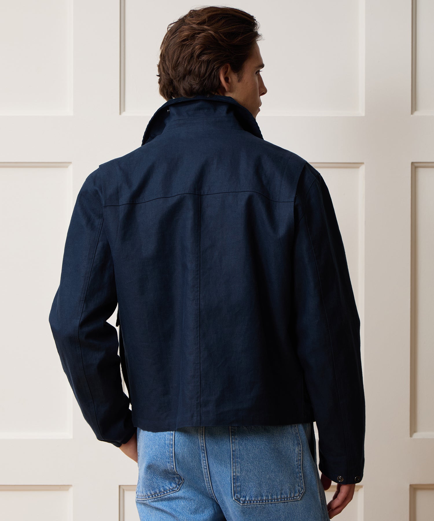 Linen Stable Jacket in Navy – Todd Snyder