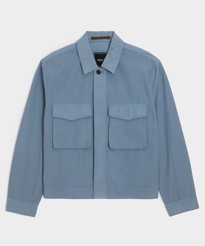 Garment-Dyed Poplin Jacket