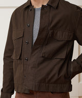 Garment-Dyed Poplin Jacket
