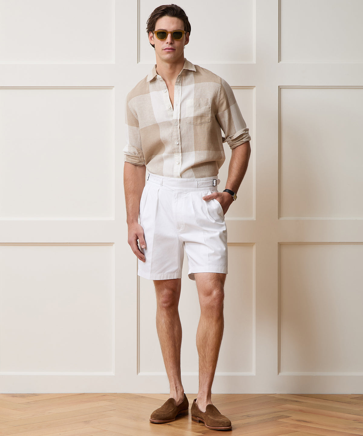 cotton dress shorts Men's 7