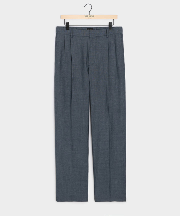 Italian Linen-Wool Officer Trouser