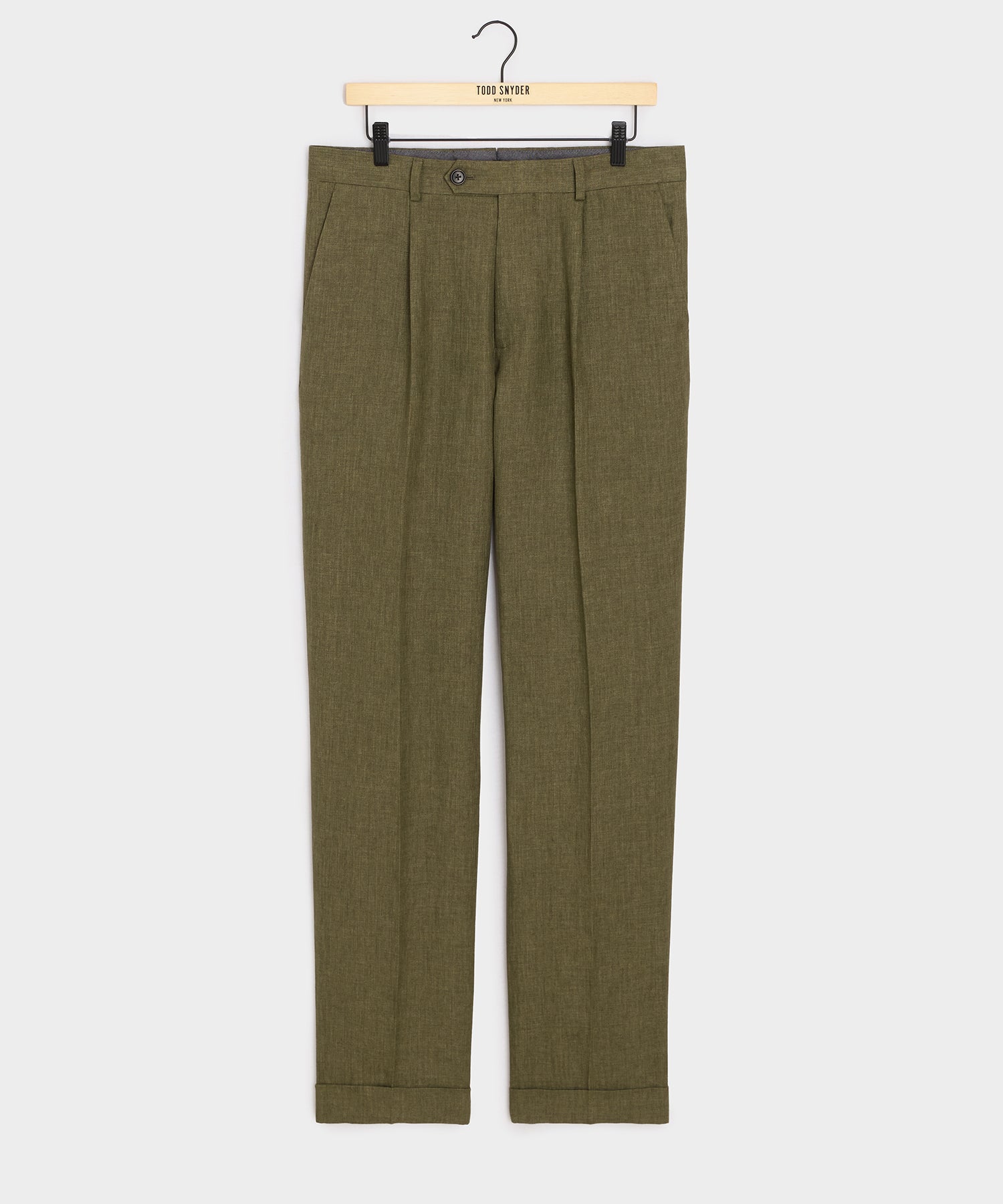 Italian Linen-Cupro Wythe Trouser in Brown Floral – Todd Snyder