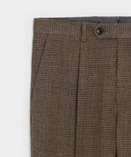 Italian Linen Houndstooth Madison Trouser