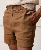 5" Linen Beachcomber Short