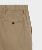 Close-up detail of the Todd Snyder Italian Cotton Modern Chino in Khaki.
