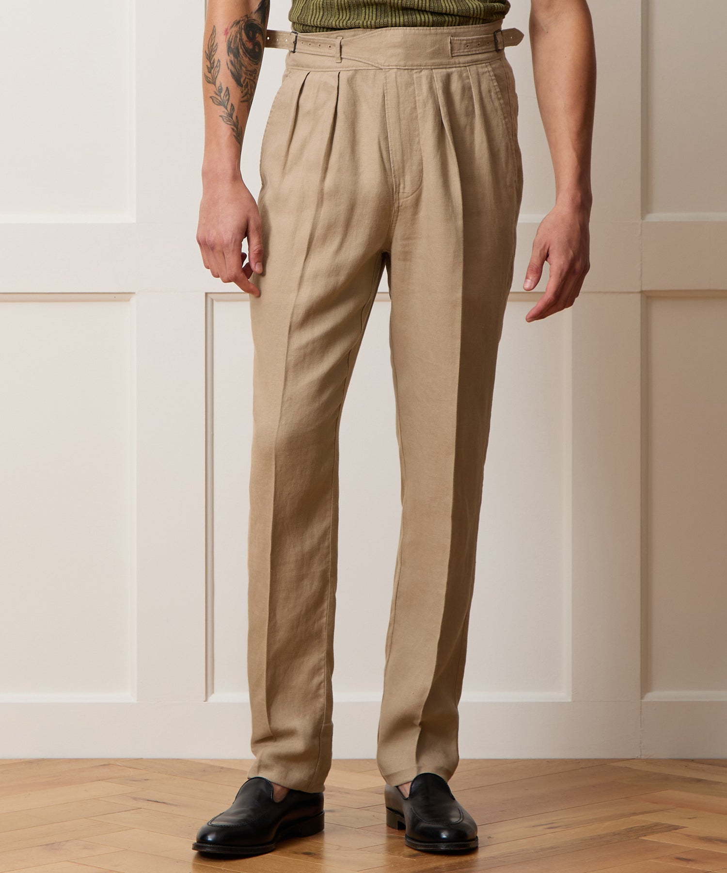 Linen Gurkha Trouser in Beige – Todd Snyder