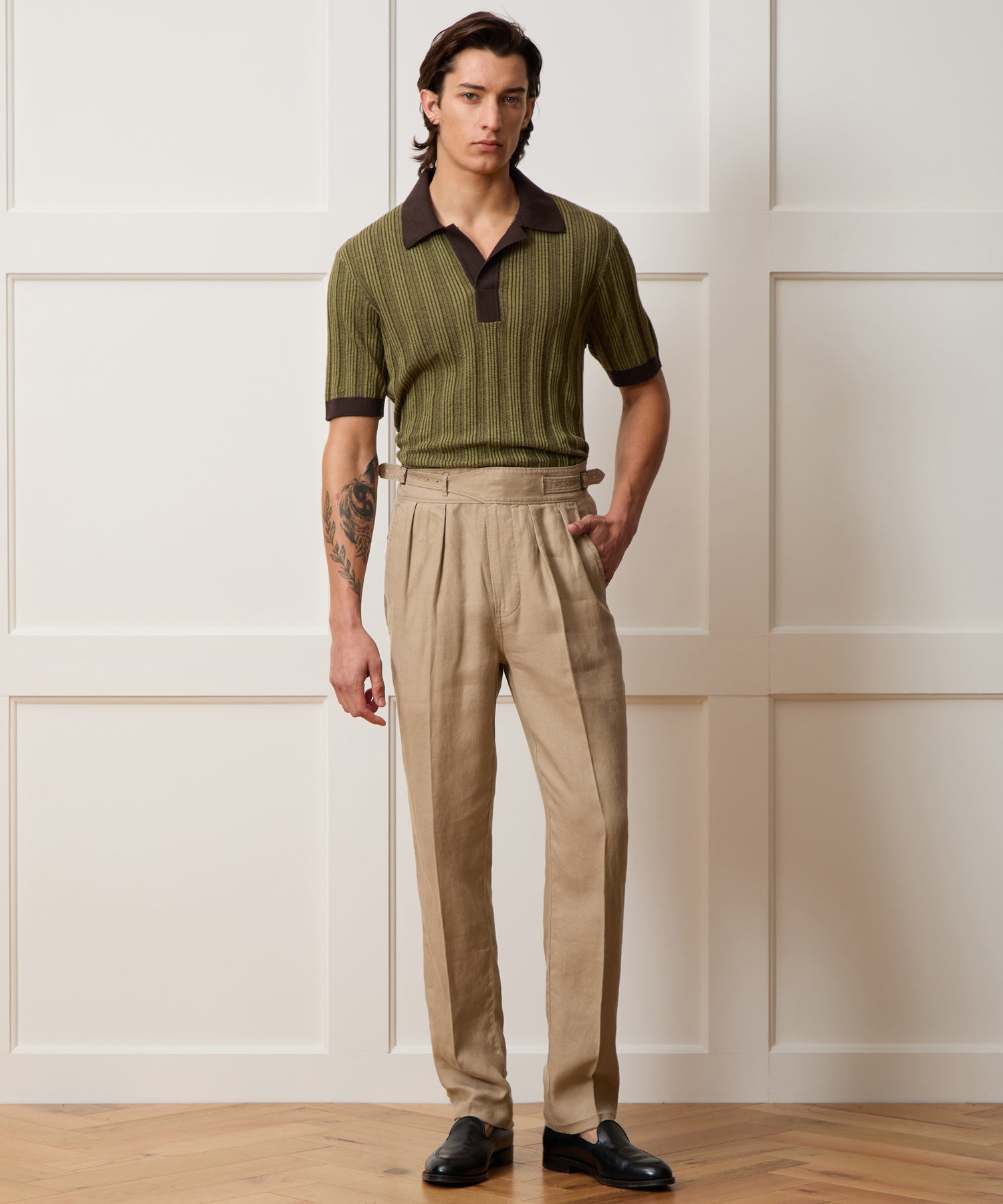 Linen Gurkha Trouser in Beige – Todd Snyder