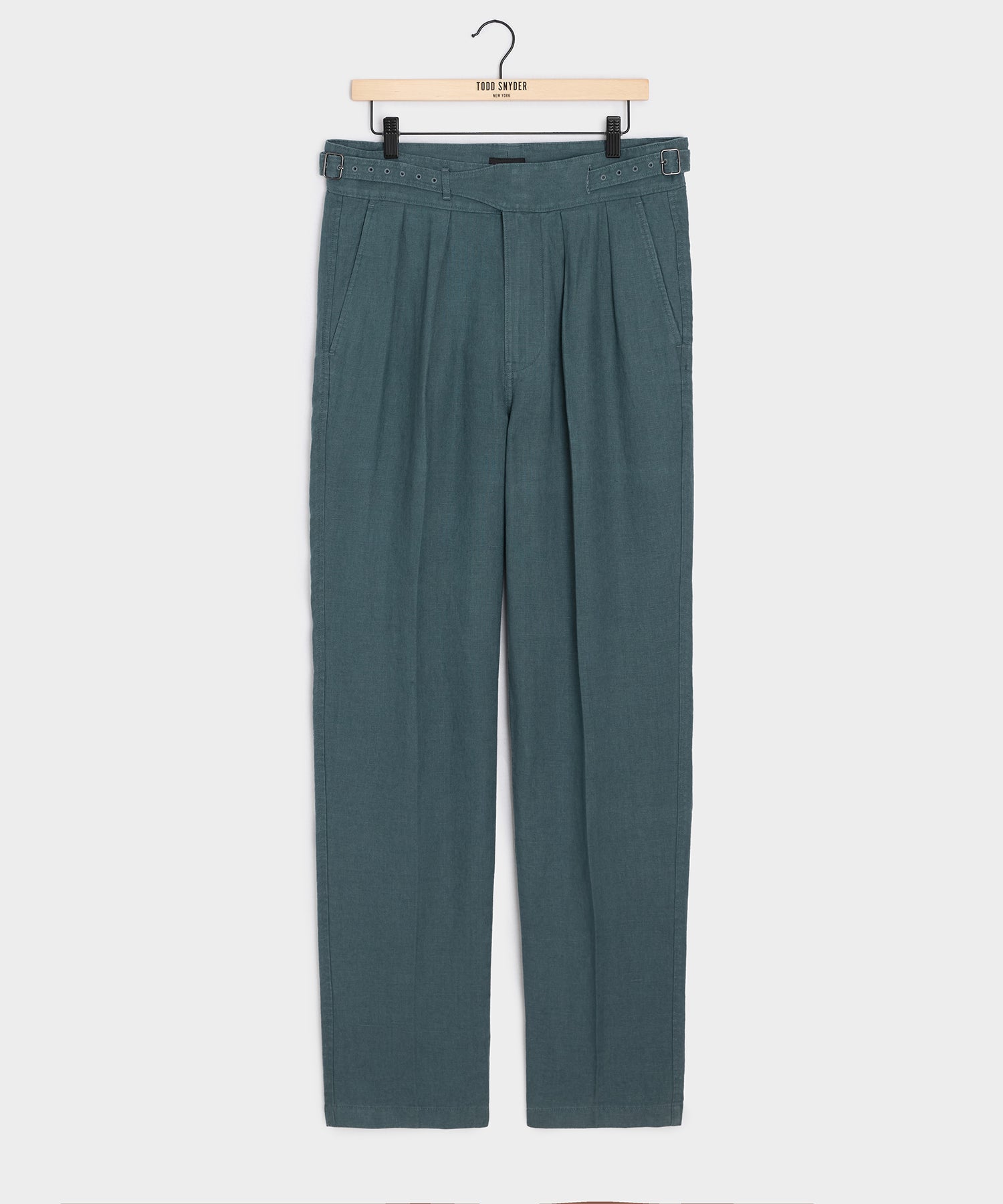 Linen Gurkha Trouser in Teal – Todd Snyder