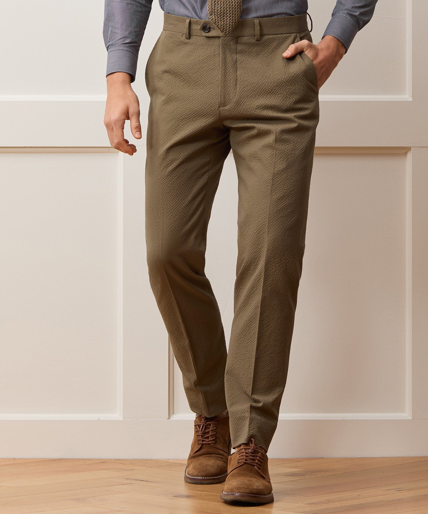 Italian Seersucker Sutton Trouser in Tan – Todd Snyder