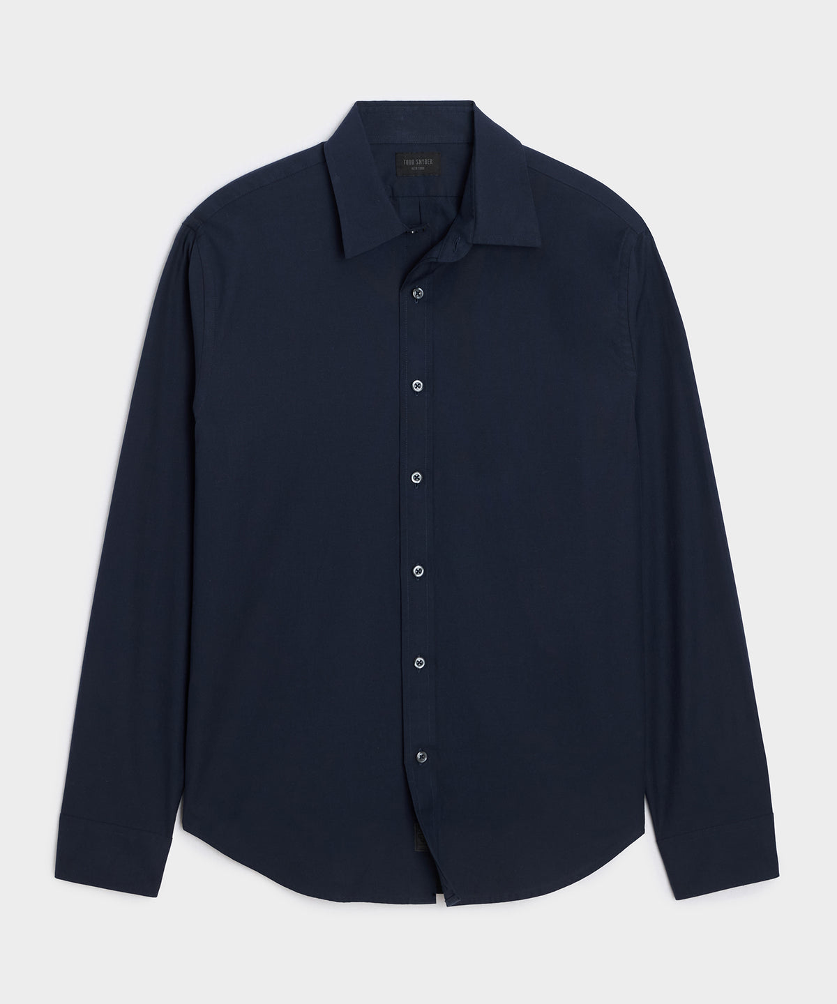 Men's Pinpoint Oxford Sport Shirt in Navy, Size XL