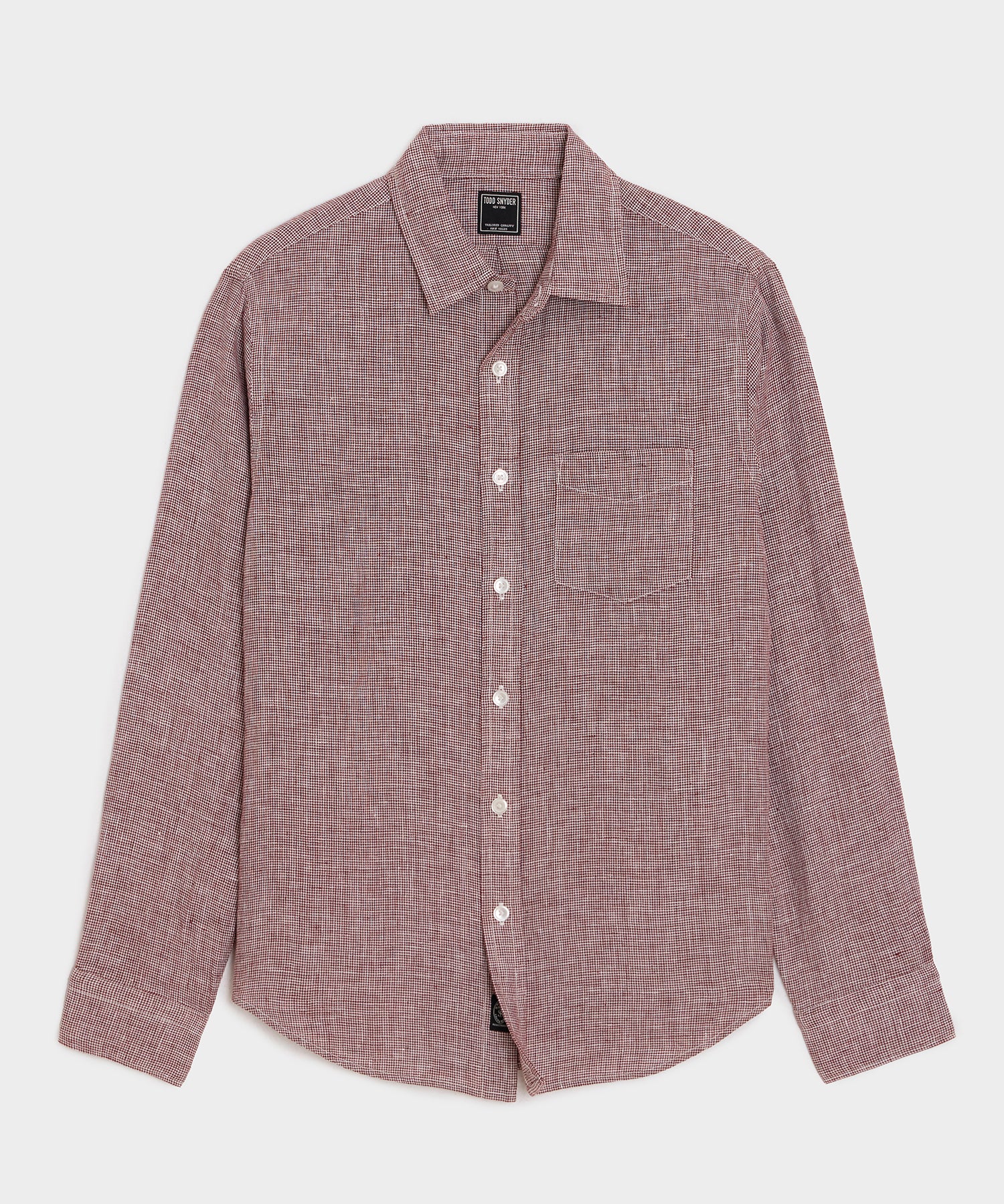 Cropped Sea Soft Irish Linen Camp Collar Shirt in Pale Oak – Todd