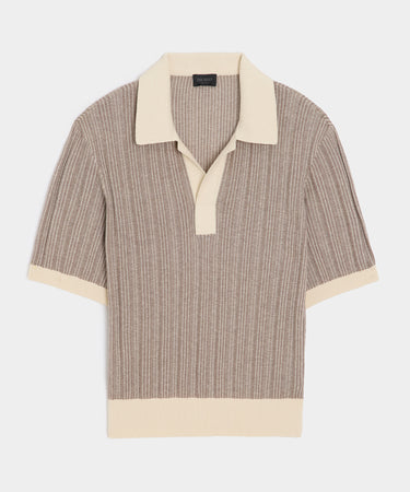 Casanova Sweater Polo in Bisque – Todd Snyder