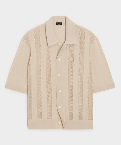 Miles Sweater Polo in Baja Dunes – Todd Snyder