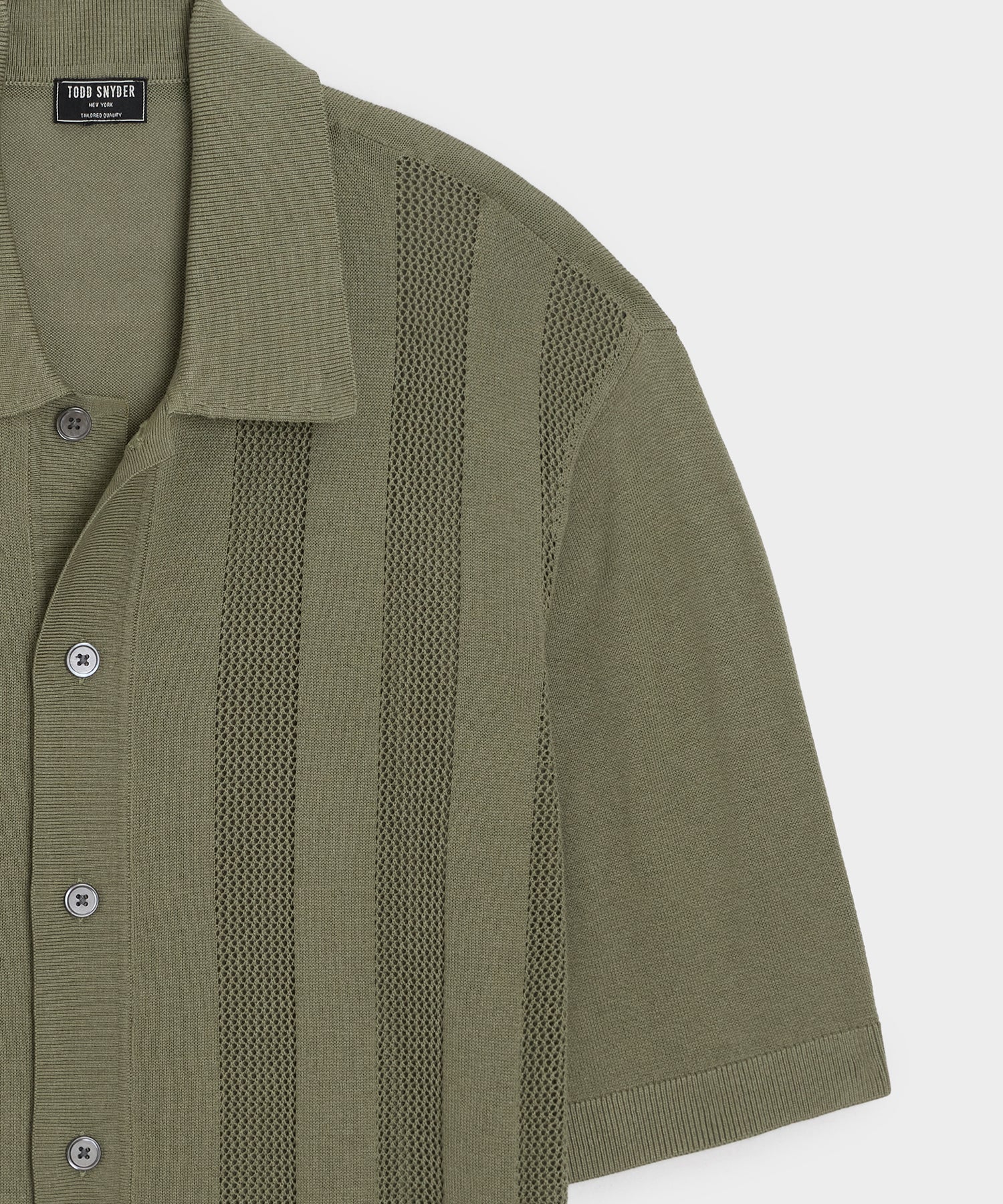 Miles Sweater Polo in Oakmoss – Todd Snyder