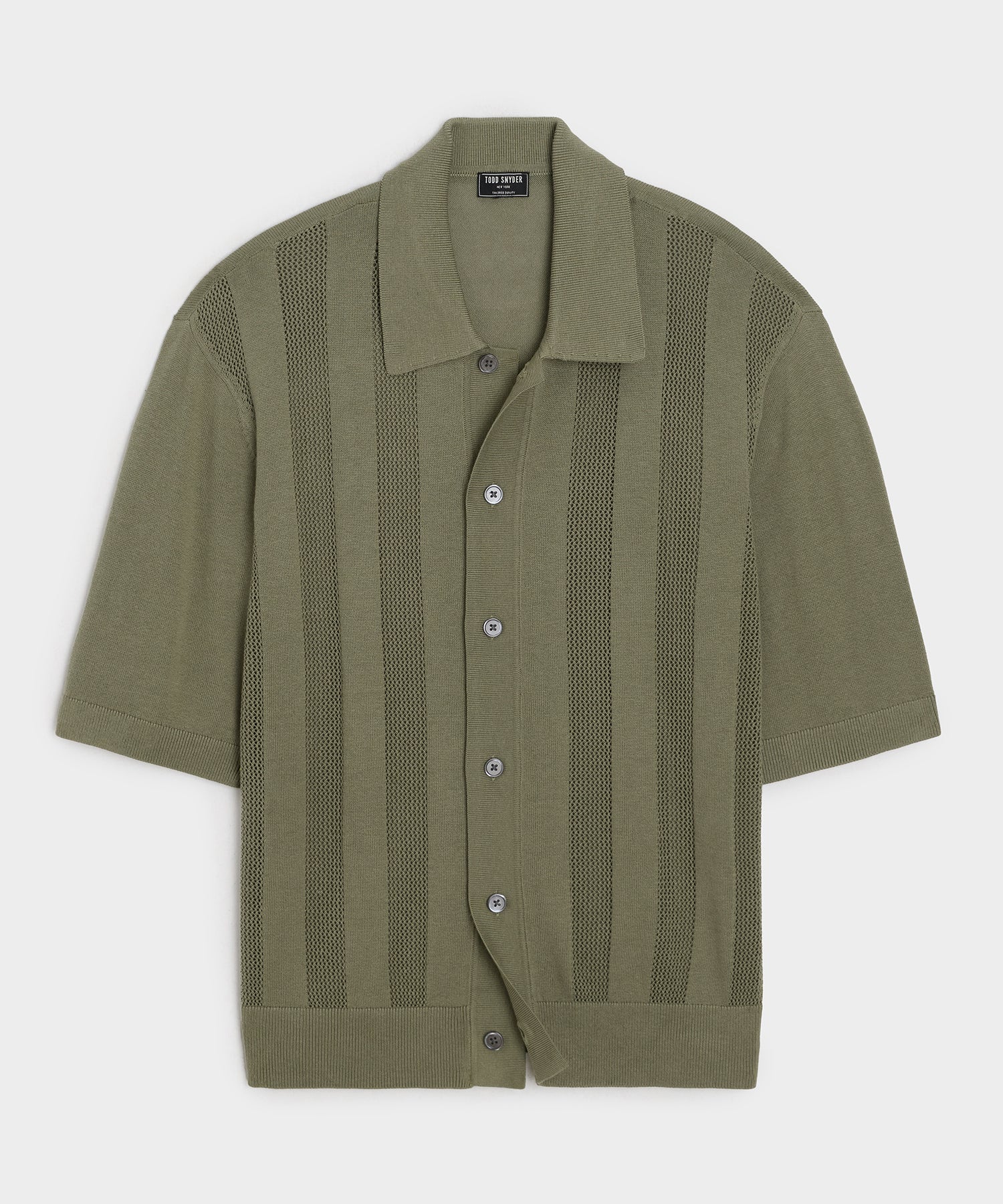 Miles Sweater Polo in Oakmoss – Todd Snyder